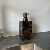 Distributeur de savon Mivalo en marbre - Pompe à savon