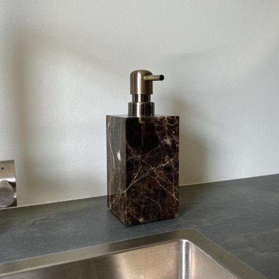 Mivalo Zeepdispenser van Marmer- Zeeppompje