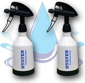 PROFESSIONELE sprayflacons 0,5L | Professionele afsluitbare spraykop | Zwarte spraykop | Navulbaar | Plantenspuit