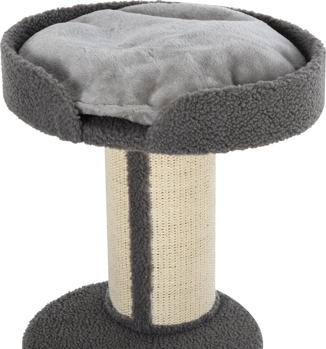 PawHut Kattenboom speelboom krabpaal met platform sisal pluche D30-269