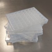 Opbergcassette voor steentjes & kralen - FlipTop Box - 56 bakjes (4 STUKS)