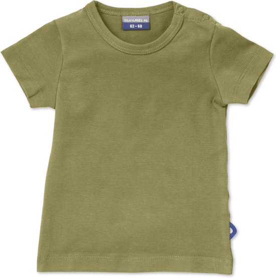 Silky Label - T-shirt Vert Pesto - Manches Courtes - 86 - 92