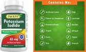 Potassium iodide 65 mg dietary supplement, 60 tablets, Voedingssupplement - potassium iodide tablets 65 mg (1 piece)