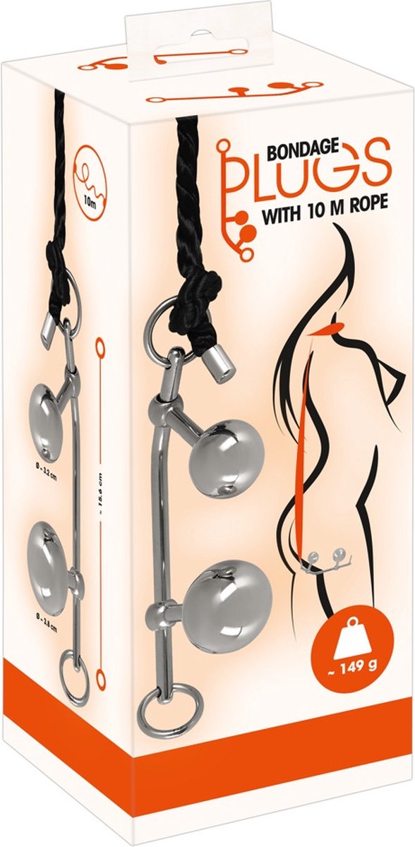 Goedkoopste You2Toys - Bondage Plugs with 10 m Rope