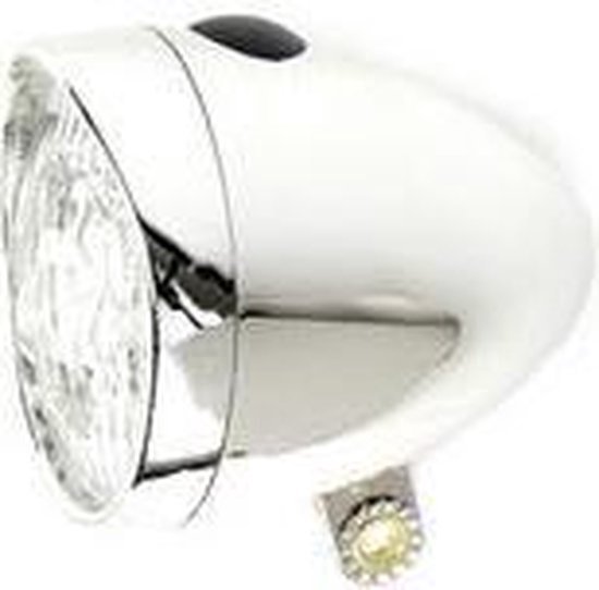koplamp Retro led batterijen zilver — afbeelding 3