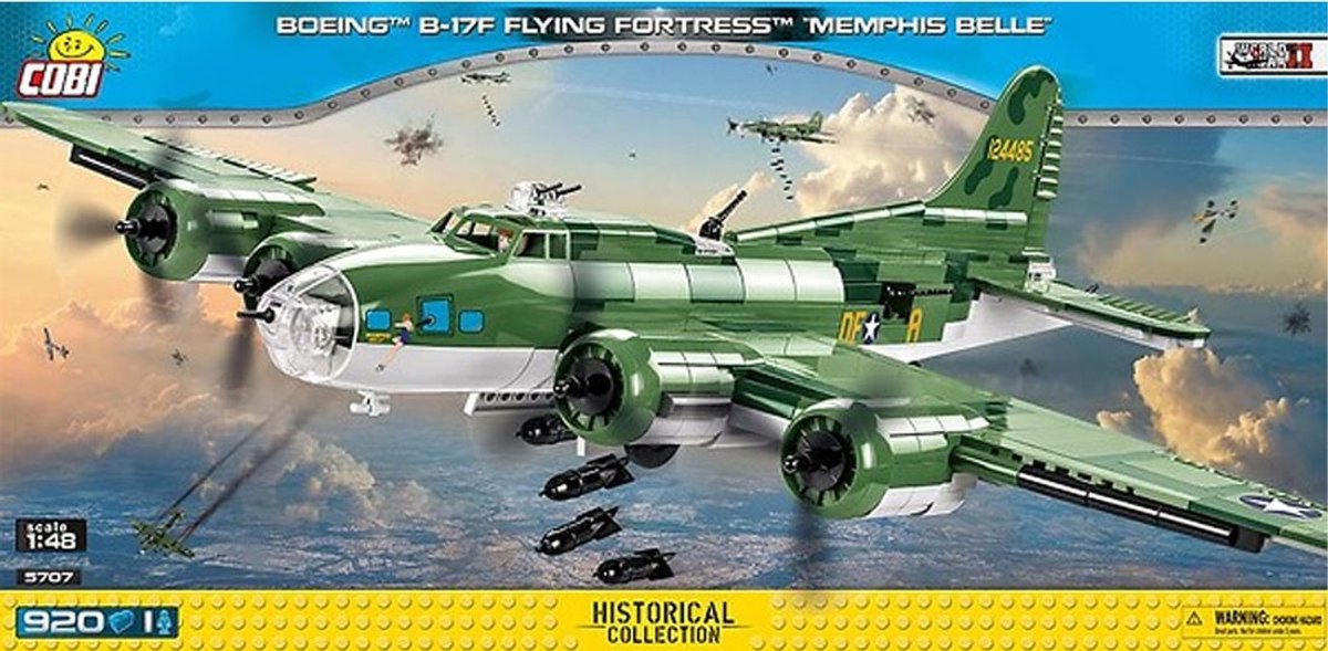 Cobi Bouwset Vliegtuig Boeing B-17f 1:48 Junior Groen
