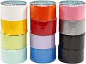Duck tape, b: 48 mm, 12x5 m, diverse kleuren