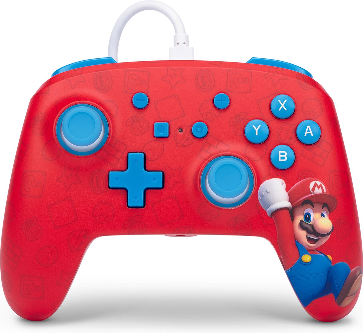 PowerA Geavanceerde Bedrade Controller - Geschikt voor Nintendo Switch - Woo-hoo! Mario