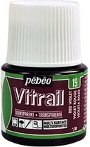 Glasverf - 19 Red Violet - Transparant - Pebeo Vitrail - 45 ml