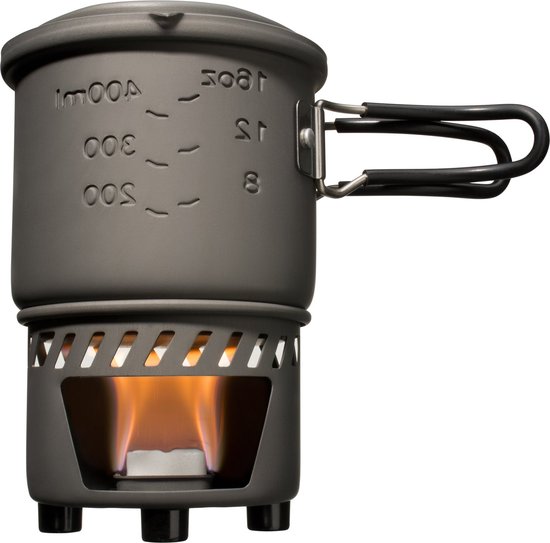 Foto: Esbit outdoor kooktoestel 585ml opbergtas aluminium solid fuel