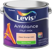 Peinture pour les murs Levis Ambiance - Extra Mat - Orange Clair A30 - 2,5 L.