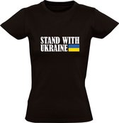 Oekraine Dames t-shirt | Ukraine | Kiev | Oorlog | Putin | Vrede | War | Zwart