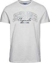 Jack & Jones T-shirt Penny White (Maat: 4XL)