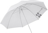 Luxe 120 cm Doorschijnend wit / diffuus Flitsparaplu / Transparante Flash Umbrella