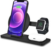 PowerLocus Draadloos Oplaadstation - 3-in-1 Wireless Charger voor iPhone, Samsung, Android