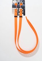 2 Fixplus straps oranje 86cm - TPU spanband voor snel en effectief bundelen en bevestigen van fietsonderdelen, ski's, buizen, stangen, touwen en latten