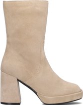 Omoda Lprexi-01 Enkellaarsjes - Enkelboots met rits - Dames - Beige - Maat 37