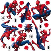 Sanders & Sanders muursticker Spider-Man blauw en rood - 600952 - 0.3 x 0.3 m