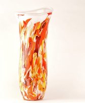Design vaas Art - Fidrio RIO - glas, mondgeblazen bloemenvaas - hoogte 57 cm