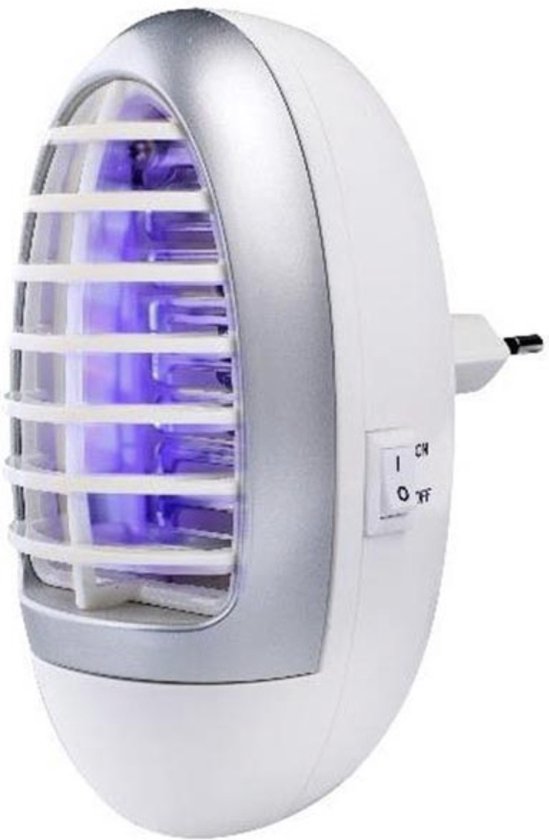 Muggenlamp met uv electro licht - insectenlamp - muggenstekker - met schoonmaakdoekje