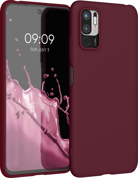 Coque Souple Silicone Pour Xiaomi Redmi Note 10 / Note 10S - Protection Anti-choc, Finition Mat Pétrole