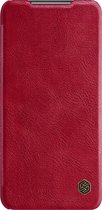 Nillkin Qin PU Leather Book Case voor Xiaomi Poco M3 - Rood