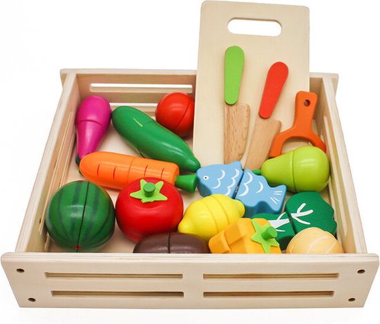 Valetti speelgoed nep fruit- en groente set | bol.com