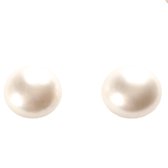 Clip oorbellen- parel- wit- 14 mm -Geen gaatje- Trouwen- Feestelijk-Charme Bijoux