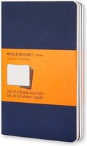 Moleskine Set of 3 Ruled Cahier Journals Navy Blue Large