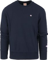 Champion - Crewneck Sweater Donkerblauw - S - Regular-fit