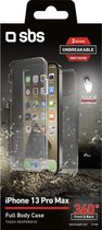 Coque Apple iPhone 13 Pro Max - SBS - Série 360 - Coque arrière en plastique rigide - Transparente - Coque adaptée pour Apple iPhone 13 Pro Max