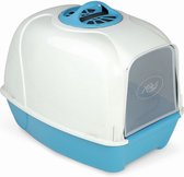 kattenbak met filter Pixi 52 x 39 x 39 cm blauw