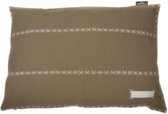 hondenkussenhoes Triple 100 x 70 cm katoen taupe