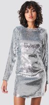 NA-KD marked shoulder sequins mini dress