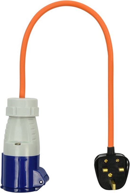 CEE-adapter, krachtstroom, CEE-stekker, 16 A, koppeling 230 V