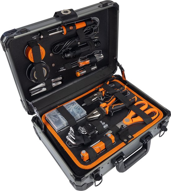 ALDORR Tools - 155-Delige gereedschapsset in koffer - Aluminium