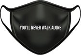 Mondmasker met tekst | You'll never walk alone