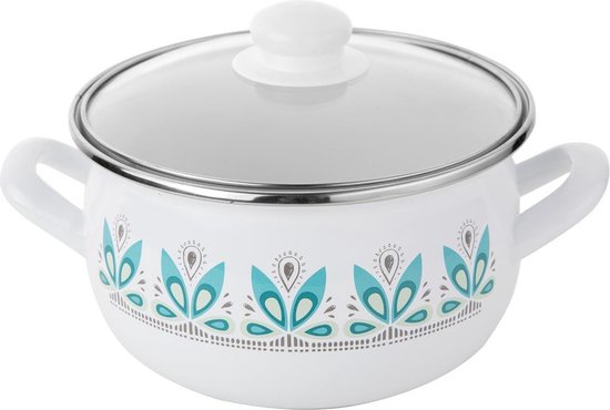 Foto: Royal swiss stoompan rvs couscous pan 6 liter couscous maker marmeren coatingpan met platte deksel