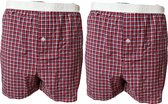 Embrator mannen Boxershorts 2-stuks geruit maat XL