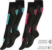 STARK SOUL | Performance Ski Socks | Skisokken | Warme sokken | 35-38 - 2 PAAR