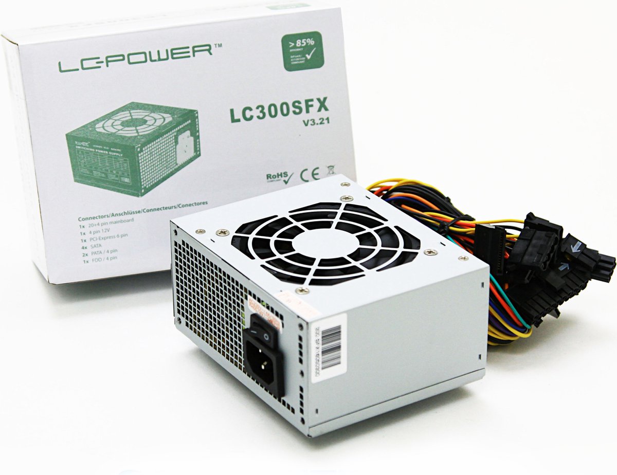 Lc300Sfx V3.21 Power Supply Unit - Lc Power 300W Sfx Klein Formaat Pc Voeding - - afbeelding 4