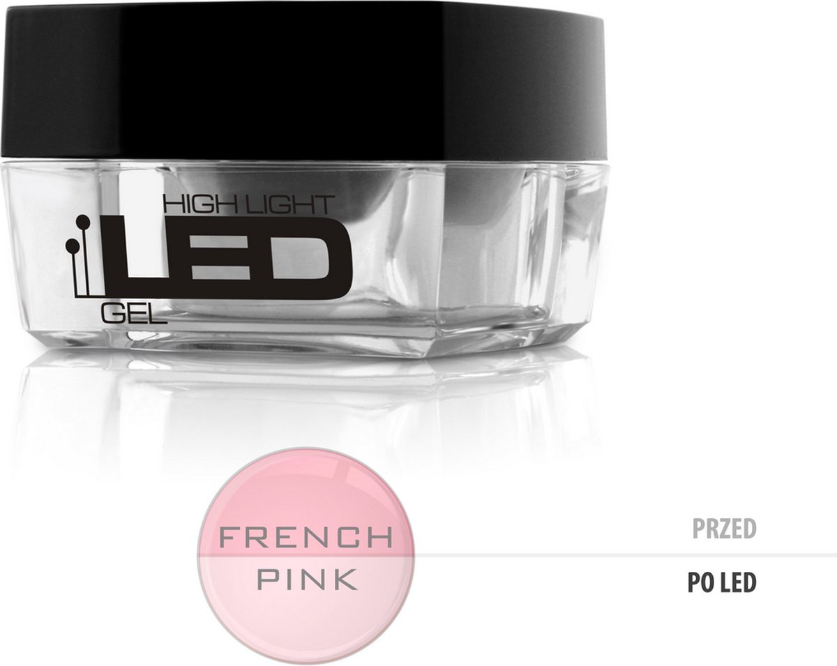Silcare - High Light Led Gel Medium-Knelt Uniphase Gel To The Breathless French Pink 30G