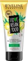 Eveline Cosmetics I Love Vegan Food Od?wie?aj?cy ?el Do Mycia Twarzy Rewitalizuj?cy Konopie & W?giel & Ekstrakt Z Yuzu 150ml (w)