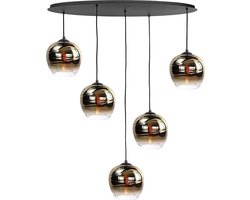 Hanglamp Fantasy Apple Gold Ovaal 5Lichts 1mtr