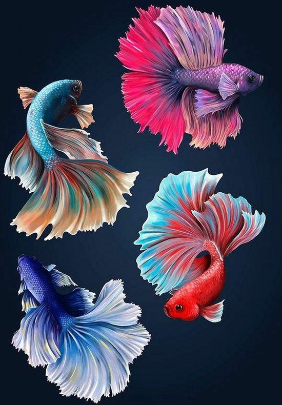 ARTGOTO Diamond Painting – 40x70 Cm – Kittens – Vierkante Steentjes – 5D Set – Compleet Met Tools – Voor Woonkamer, Slaapkamer
