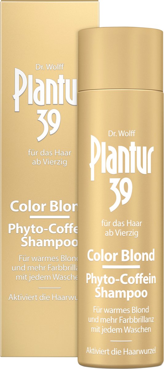 Plantur 39 Shampoo Fyto-Cafeïne Kleur Blond, 250 ml