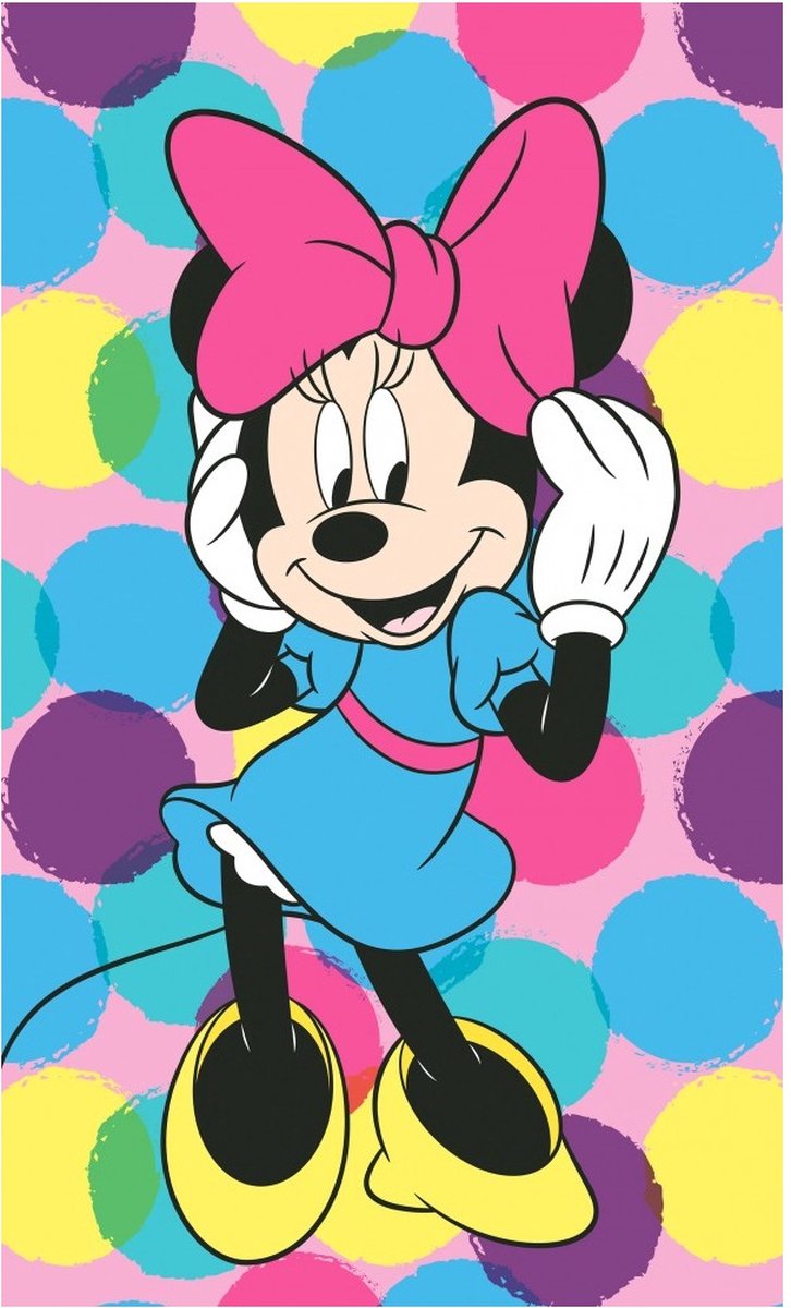 Minnie Mouse - Handdoekje van Minnie Mouse - 30x50cm