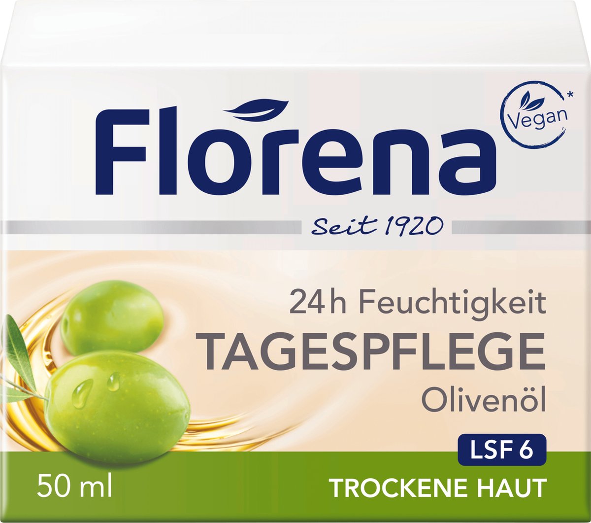 Florena Dagcrème olijfolie, 50 ml