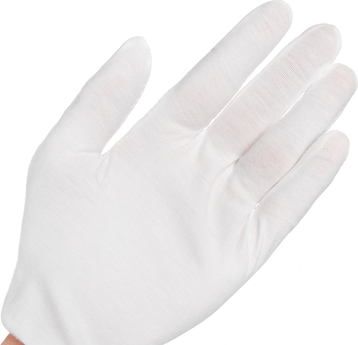 18Pcs Witte Handschoenen 9 Pairs Zachte Katoenen Handschoenen Coin Sieraden Zilveren Inspectie Handschoenen Stretchable Voering Handschoen - Handschoenen - Gloves Cotton - Maat L  ………..    SQGTR
