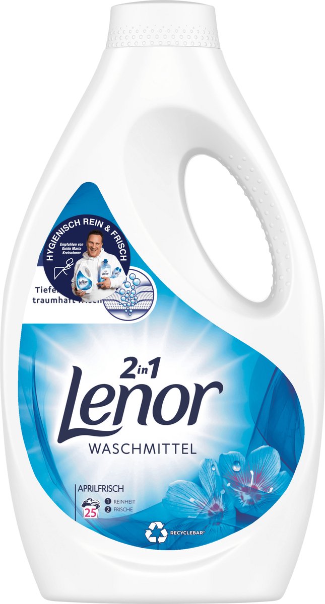 Goedkoopste Lenor Wasmiddel voor intensief gebruik April vers vloeibaar, 25 Wl